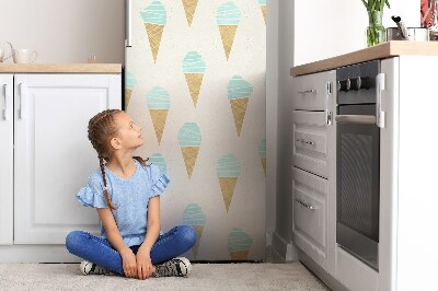 Sticker frigo magnetique Glace