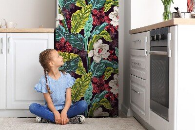 Sticker magnet frigo Floral