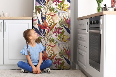 Sticker frigo magnetique Jungle sombre