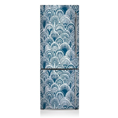 Sticker frigo magnetique Abstraction boho