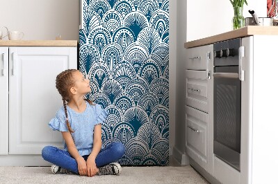 Sticker frigo magnetique Abstraction boho