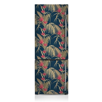 Sticker magnet frigo Palmiers tropicaux