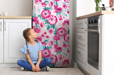 Sticker frigo magnetique Fleur