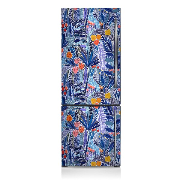 Sticker frigo magnetique Fleurs sauvages