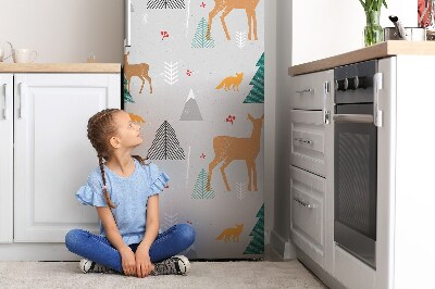 Magnetique frigo Forêt animale