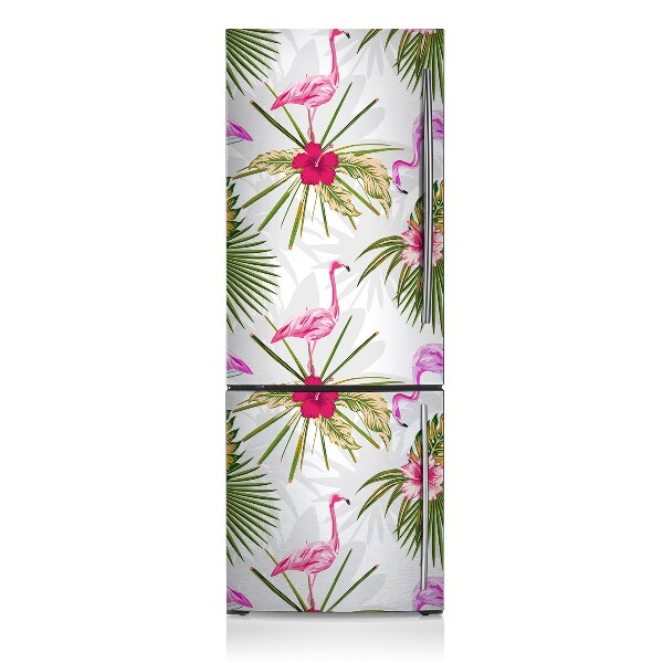 Magnetique frigo Flaming et fleurs