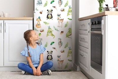 Magnetique frigo Animaux heureux