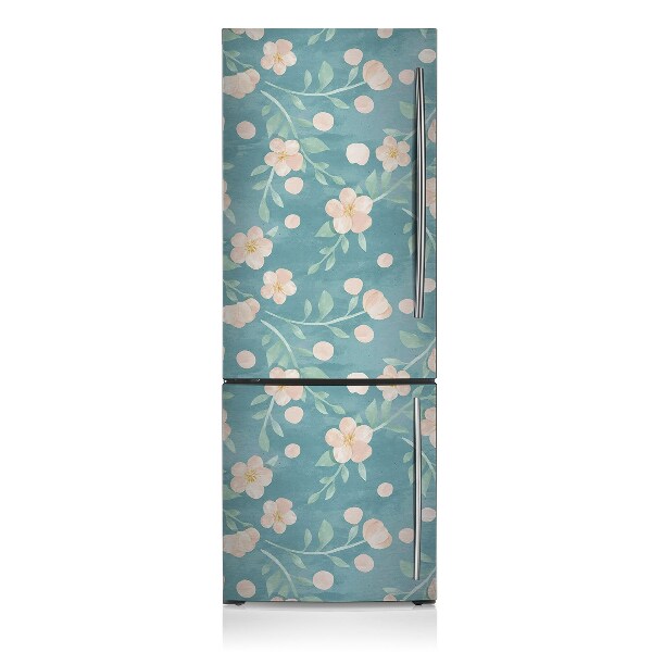 Magnetique frigo Fleurs pastel