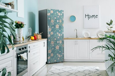 Magnetique frigo Fleurs pastel