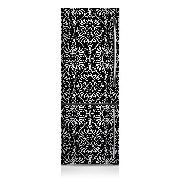 Deco frigo magnetique Motifs noirs et blancs