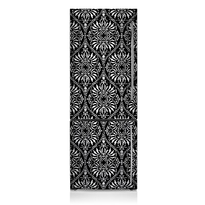 Deco frigo magnetique Motifs noirs et blancs