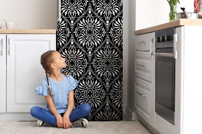 Deco frigo magnetique Motifs noirs et blancs