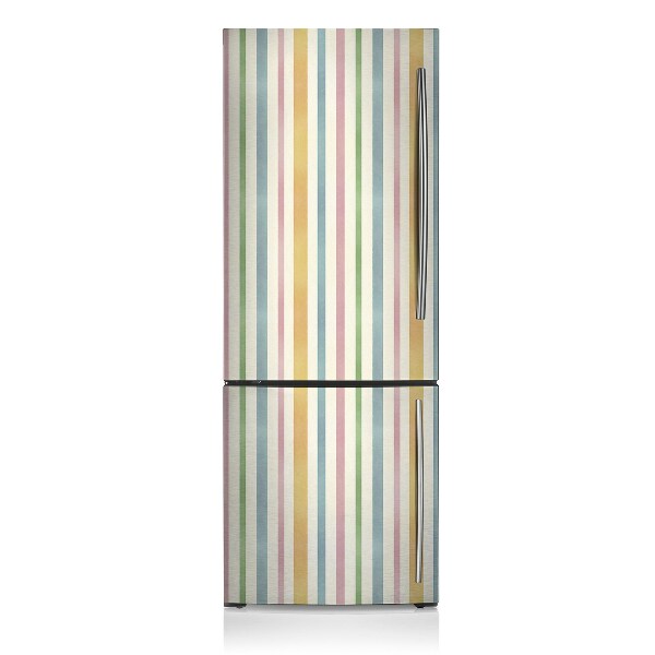 Magnet frigo grand format Lignes colorées