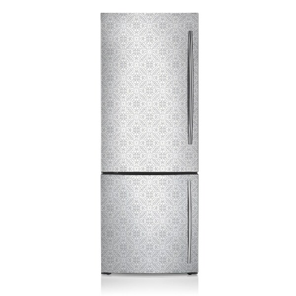 Cache frigo magnetique Ornement floral