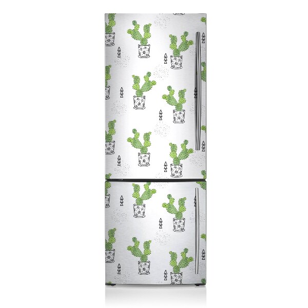 Magnet frigo grand format Cactus vert