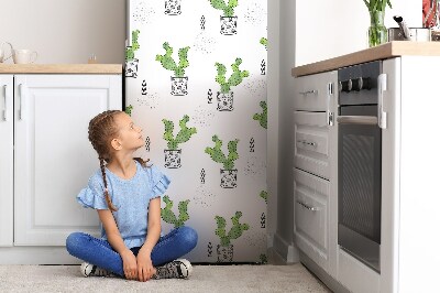 Magnet frigo grand format Cactus vert