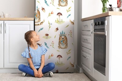 Decoration frigo magnetique Indien