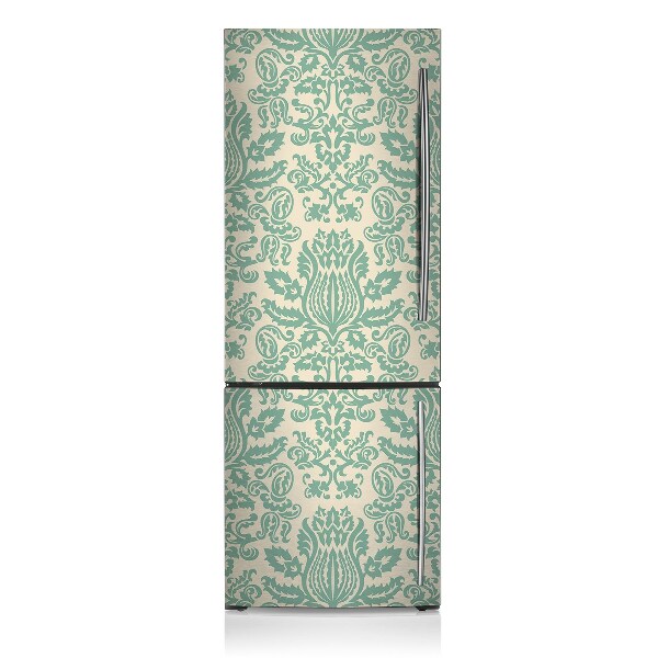 Cache frigo magnetique Damassé