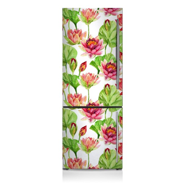 Decoration frigo magnetique Lotos de fleurs lotos