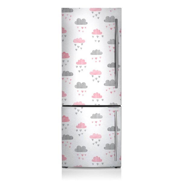 Decoration frigo magnetique Nuages ​​minimalistes