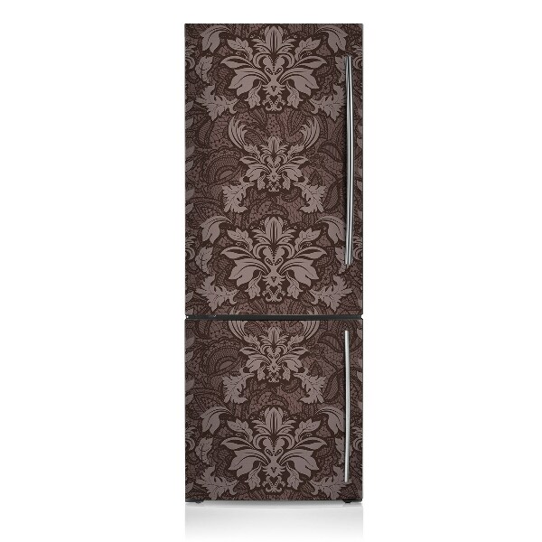 Cache frigo magnetique Motif de style damassé