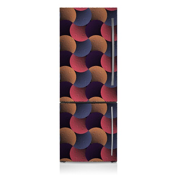 Cache frigo magnetique Motif coloré