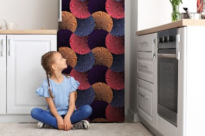 Cache frigo magnetique Motif coloré