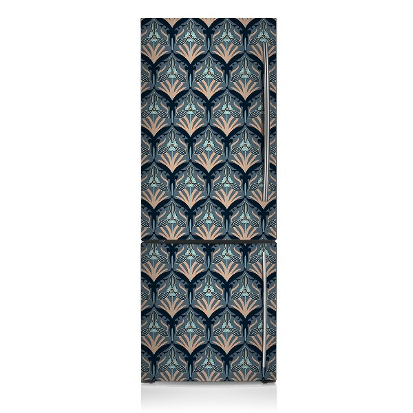 Cache frigo magnetique Fleurs antiques