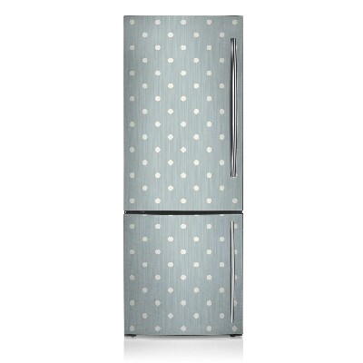 Cache frigo magnetique Points blancs