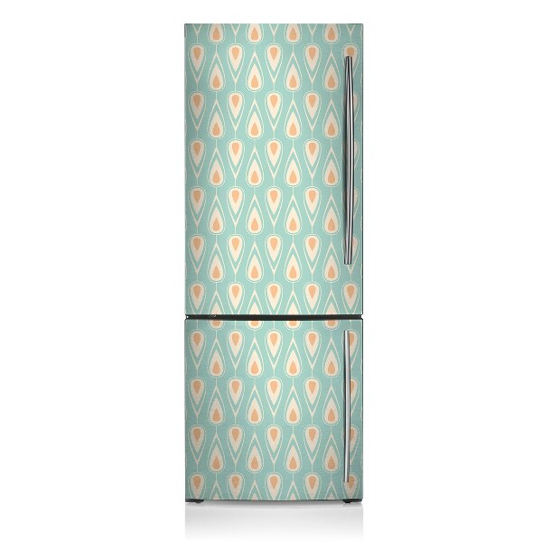 Cache frigo magnetique Fond d'écran rétro