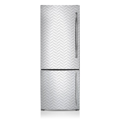 Cache frigo magnetique Illusion grise