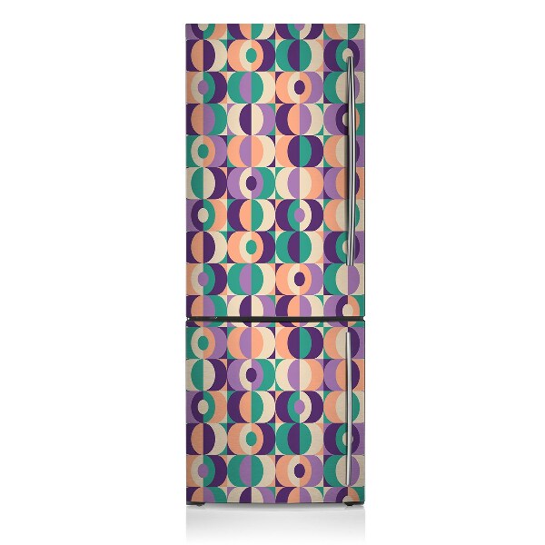 Cache frigo magnetique Carrés et roues