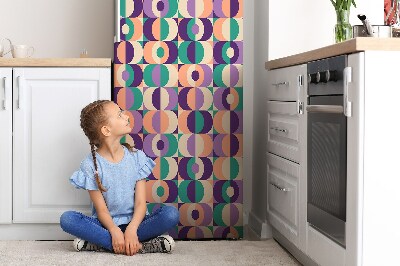 Cache frigo magnetique Carrés et roues