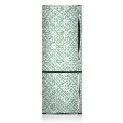 Cache frigo magnetique Blanc et bleu
