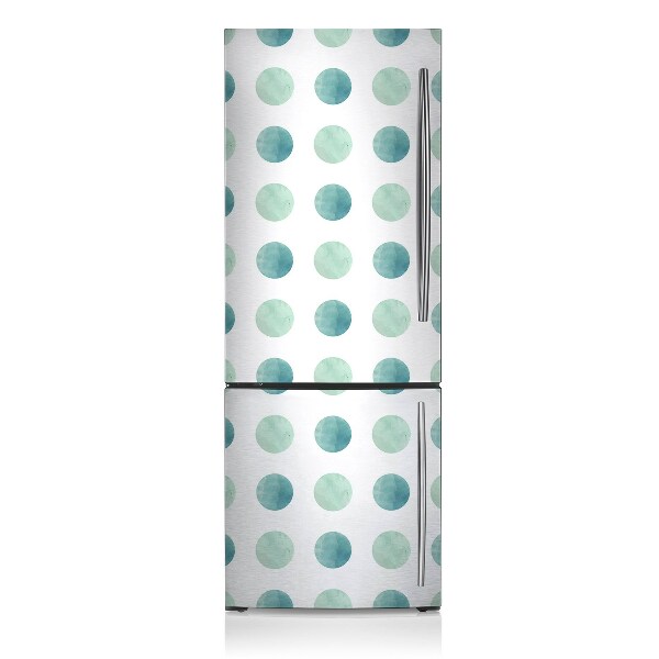 Decoration frigo magnetique Points d'aquarelle