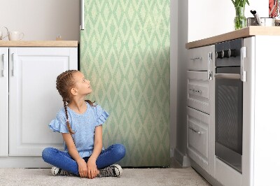Cache frigo magnetique Diamants verts