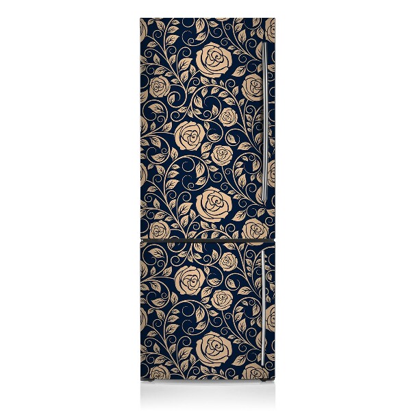 Cache frigo magnetique Roses vintage