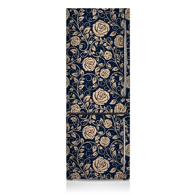 Cache frigo magnetique Roses vintage