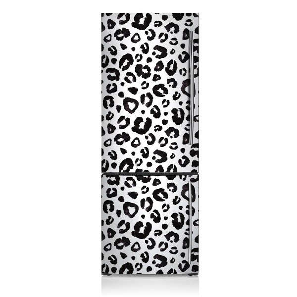 Magnet frigo grand format Patches de vache noir et blanc