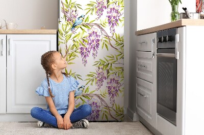 Cache frigo magnetique Oiseaux sur les branches