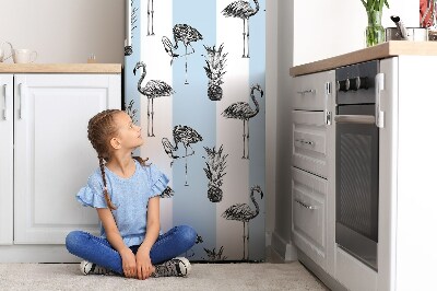 Deco frigo magnetique Flaming et ananas