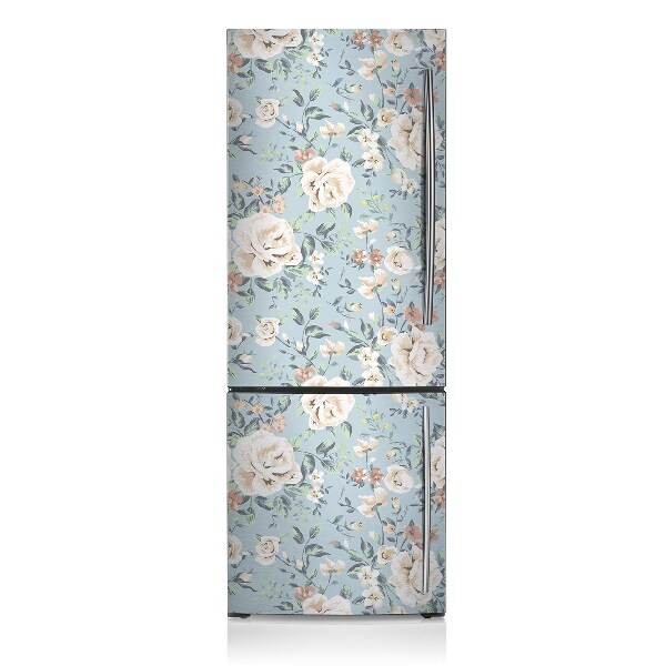 Deco frigo magnetique Fleurs antiques