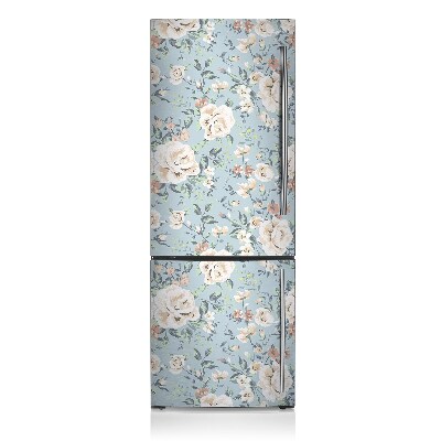Deco frigo magnetique Fleurs antiques