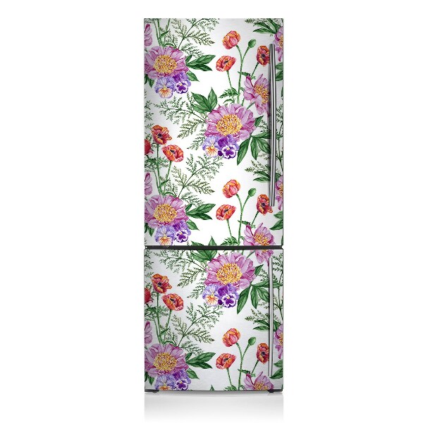 Decoration frigo magnetique Bouquet de pivoine