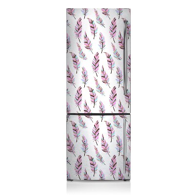 Sticker frigo magnetique Stylo rose