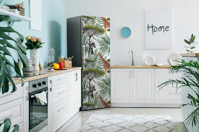 Deco frigo magnetique Animaux de la savane