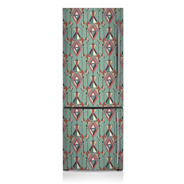Sticker frigo magnetique Modèle aztèque