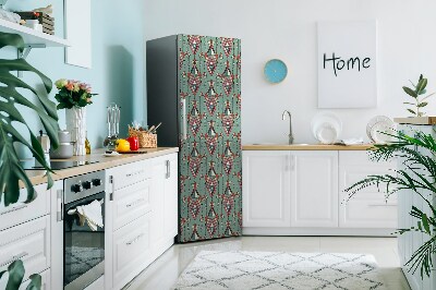 Sticker frigo magnetique Modèle aztèque