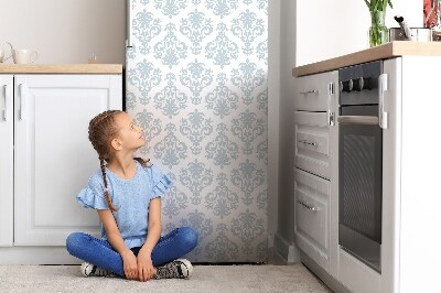 Sticker frigo magnetique Ornement gris