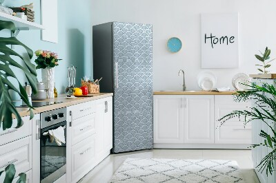 Cache frigo magnetique Modèle d'échelles de poisson